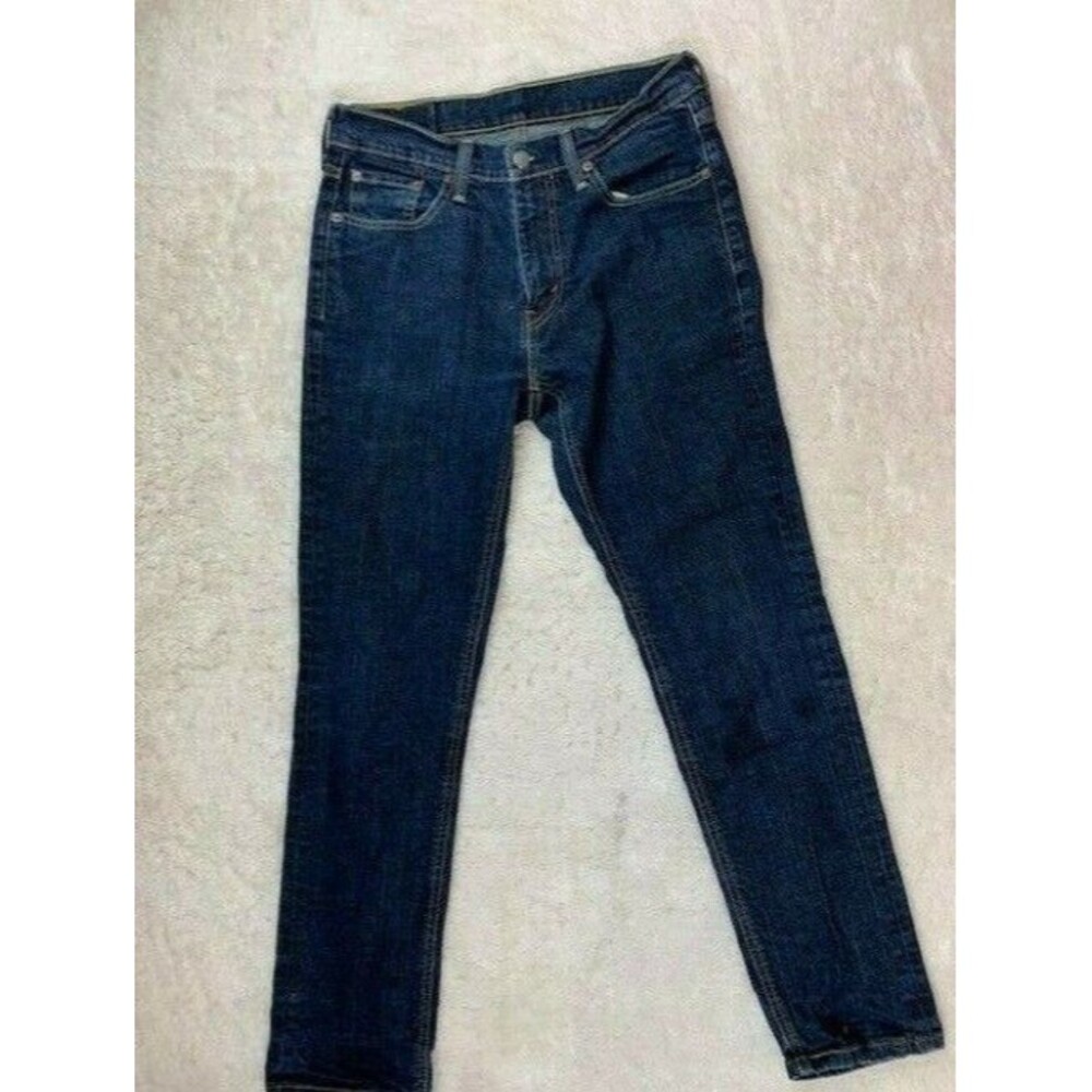 Levi 541 Mens Jeans Size 30x32 Stretch Straight Slim Leg Dark Wash